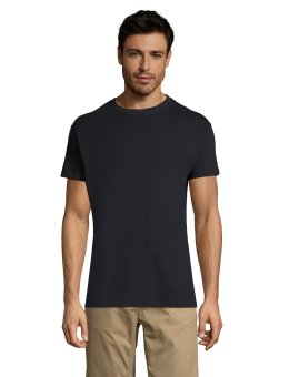Tee-shirt bleu marine Unisexe Premium en Coton Parfait pour évènements