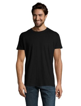 Tee-shirt Homme noir à Col Rond Conçu pour Durabilité et Confort