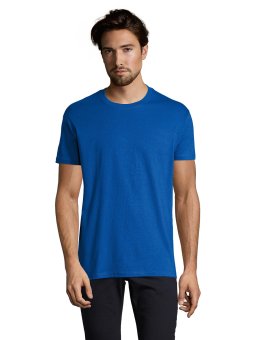 Tee-shirt Homme Blanc à Col Rond Conçu pour Durabilité et Confort