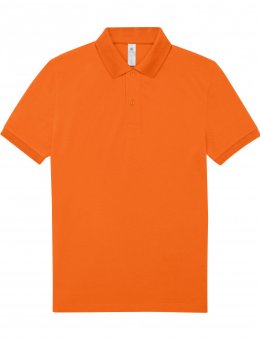 Polo Professionnel orange en Coton- Élégance et Confort