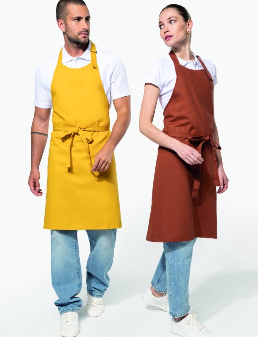 Tablier coton sans poche
